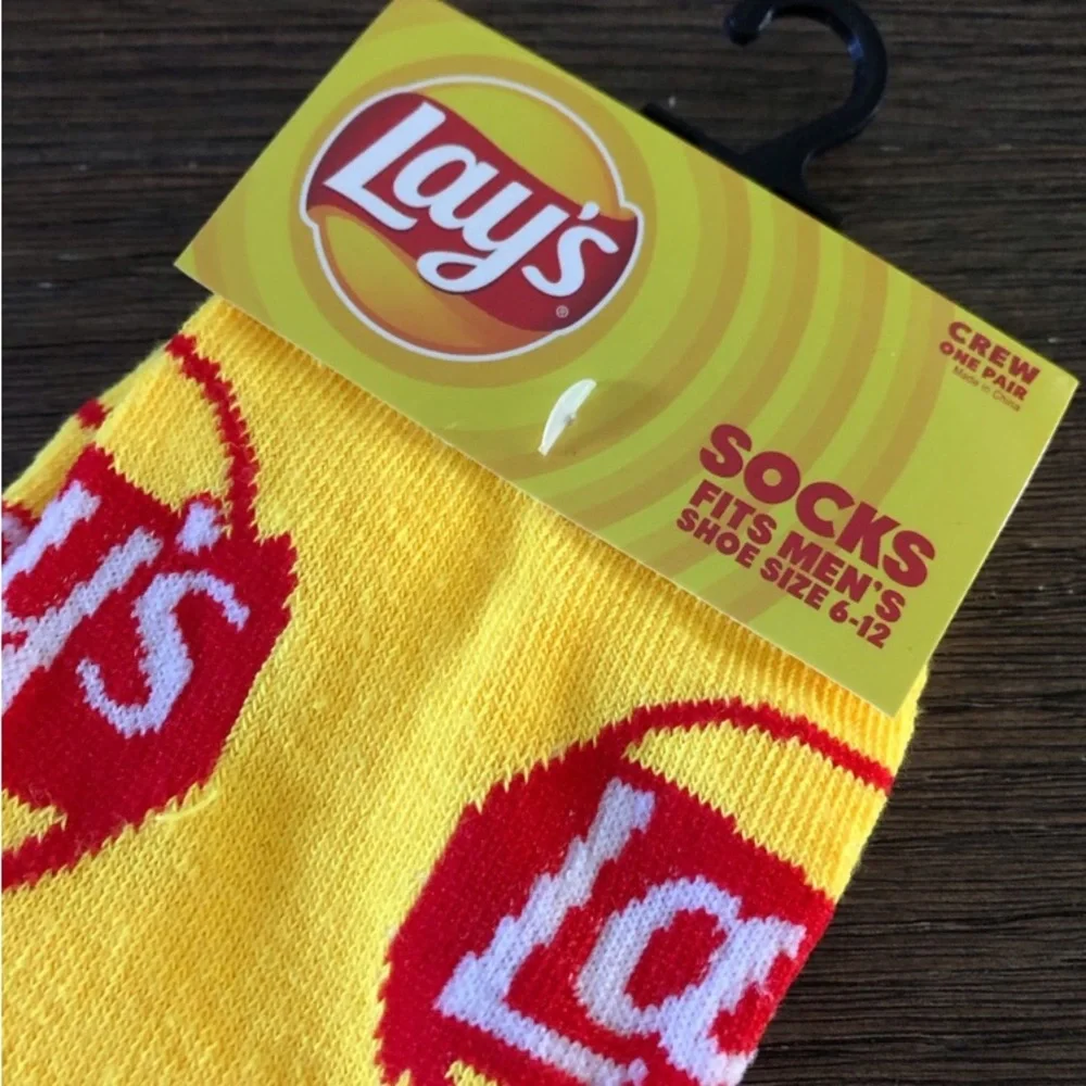 Lays men’s crew socks size 6-12